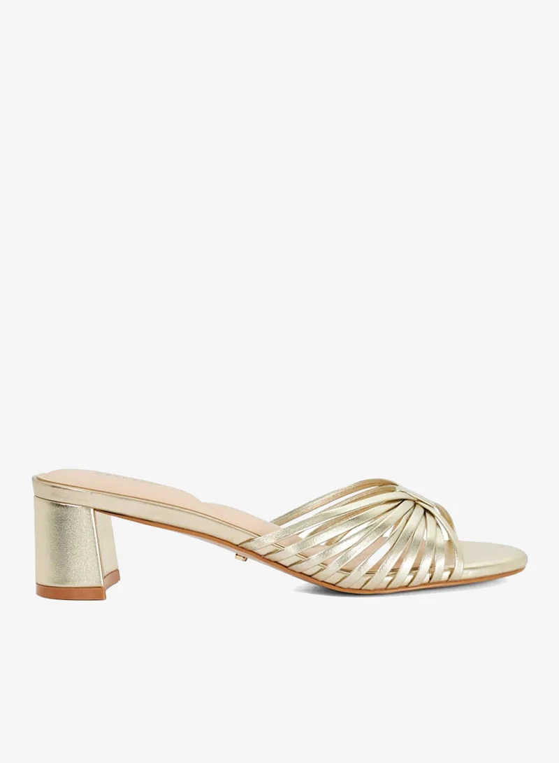 Dune London Open Toe Low Heel Sandals